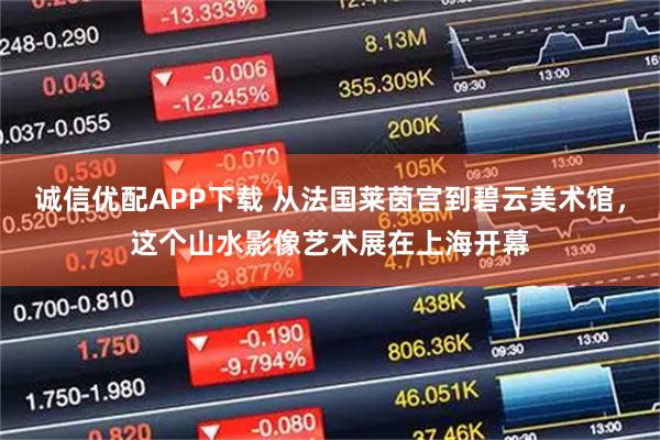 诚信优配APP下载 从法国莱茵宫到碧云美术馆,这个山水影像艺术展在上海开幕